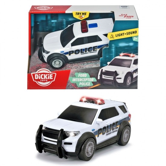 Masina Dickie Toys Ford Interceptor Police