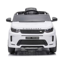 Masinuta electrica Chipolino SUV Land Rover Discovery cu scaun din piele ecologica si roti EVA white