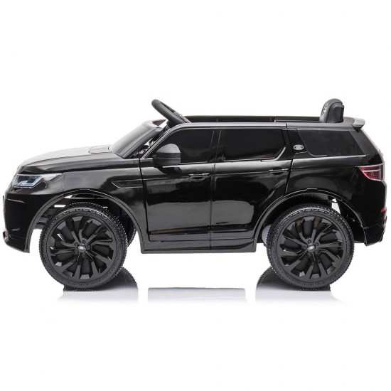 Masinuta electrica Chipolino SUV Land Rover Discovery cu scaun din piele si roti EVA black