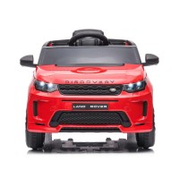 Masinuta electrica Chipolino SUV Land Rover Discovery cu scaun din piele si roti EVA red