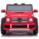 Masinuta electrica Chipolino SUV Mercedes Maybach G650 red cu scaun din piele si roti EVA