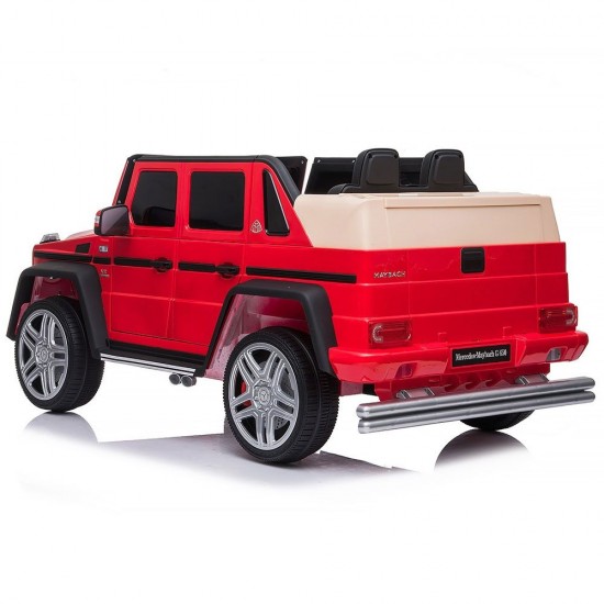 Masinuta electrica Chipolino SUV Mercedes Maybach G650 red cu scaun din piele si roti EVA