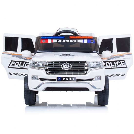 Masinuta electrica Chipolino SUV Police Patrol white