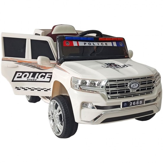 Masinuta electrica Chipolino SUV Police Patrol white