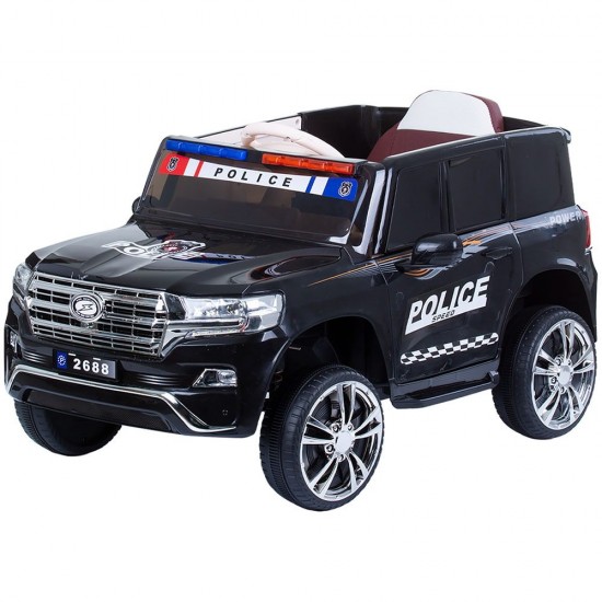 Masinuta electrica Chipolino SUV Police Patrol Black