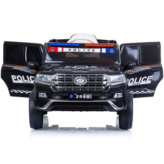 Masinuta electrica Chipolino SUV Police Patrol Black