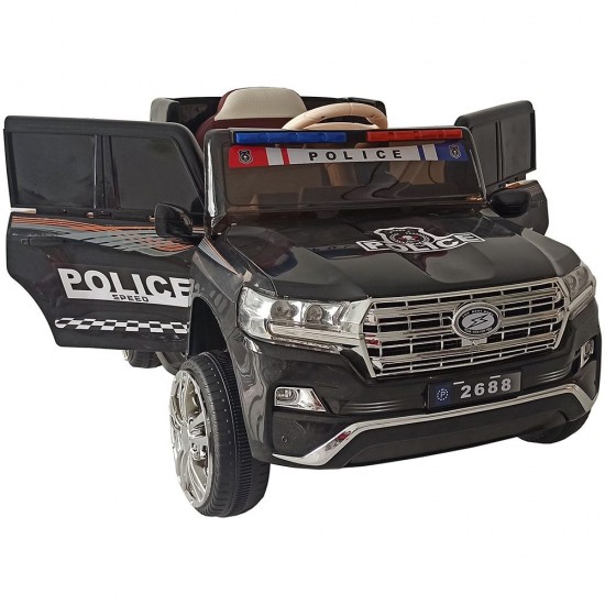 Masinuta electrica Chipolino SUV Police Patrol Black