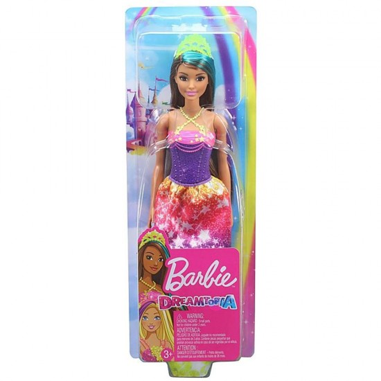 Papusa Barbie Dreamtopia printesa cu coronita galbena