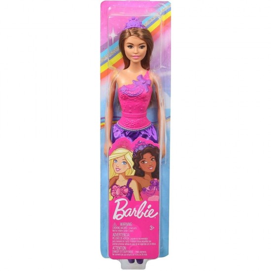 Papusa Barbie printesa cu rochita mov