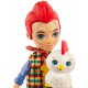 Papusa Enchantimals Mattel Redward Rooster cu figurina Cluck