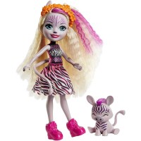 Papusa Enchantimals Zadie Zebra cu figurina Ref