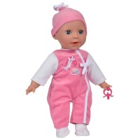 Papusa interactiva Simba Laura Baby Talk 38 cm cu biberon si suzeta