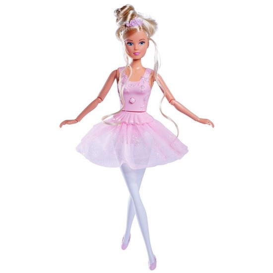 Papusa Simba Steffi Love Dancing Ballerinas 29 cm cu figurina