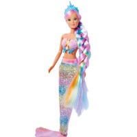 Papusa Simba Steffi Love Rainbow Mermaid 29 cm cu accesorii