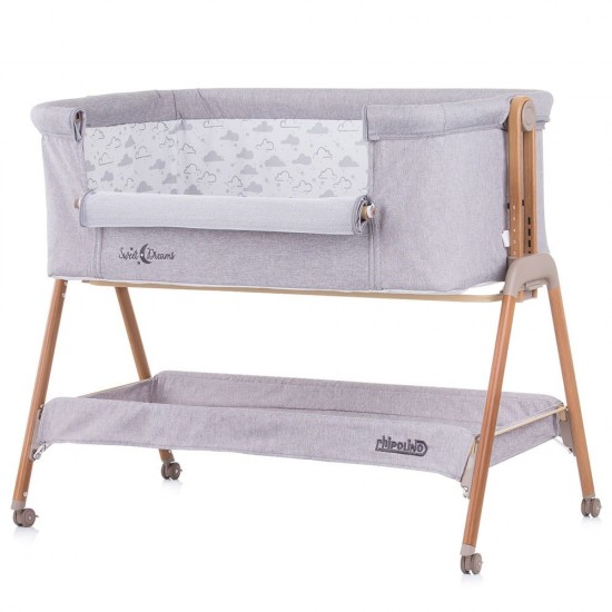 Patut Co-Sleeper Chipolino Sweet Dreams Grey Wood