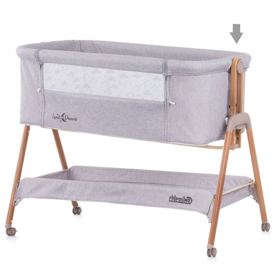 Patut Co-Sleeper Chipolino Sweet Dreams Grey Wood