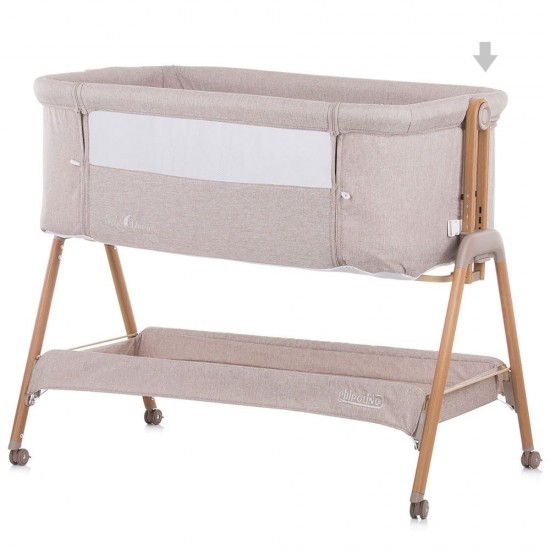 Patut Co-Sleeper Chipolino Sweet Dreams Mocca Wood