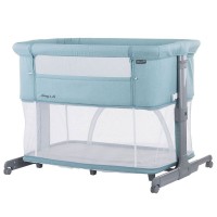 Patut Co-Sleeper si tarc Chipolino Mommy and Me Blue Mint