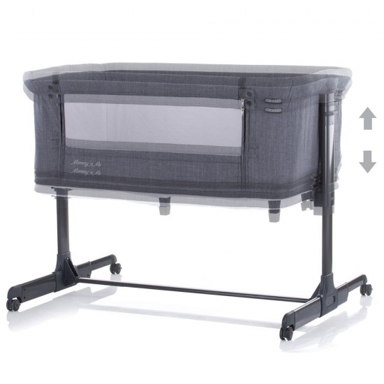 Patut Co-Sleeper si tarc Chipolino Mommy'n Me Graphite