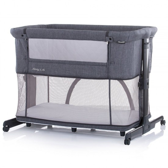 Patut Co-Sleeper si tarc Chipolino Mommy'n Me Graphite