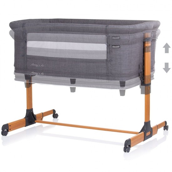 Patut Co-Sleeper si Tarc Chipolino Mommy 'n Me Graphite Wood