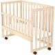 Patut copii din lemn co-sleeper Hubners Eva 94x46 cm natur