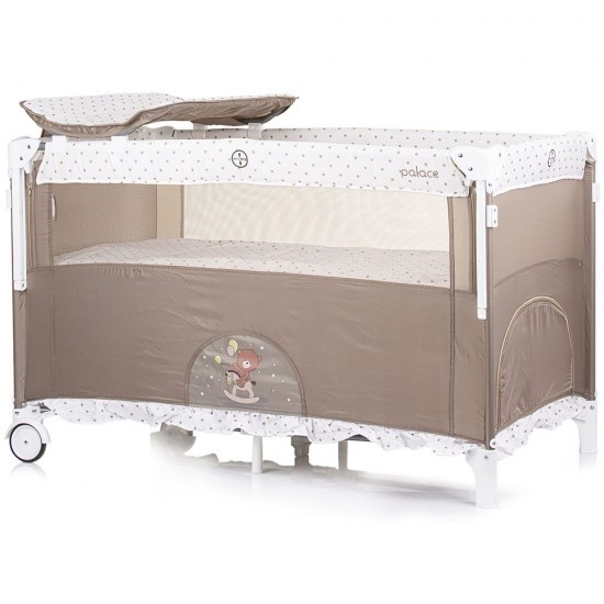 Patut pliabil Chipolino Palace Bear beige