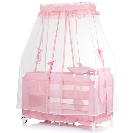 Patut pliabil Chipolino Palace Princess Pink