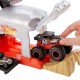 Pista de masini Hot Wheels Mattel Monster Truck Bone Shaker cu 2 masinute