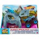 Pista de masini Hot Wheels Mattel Monster Truck Pit and Launch Team Mega Wrex cu 2 masinute