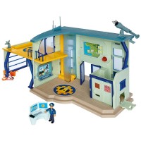 Pista de masini Simba Fireman Sam Police Station cu figurina