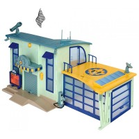 Pista de masini Simba Fireman Sam Police Station cu figurina