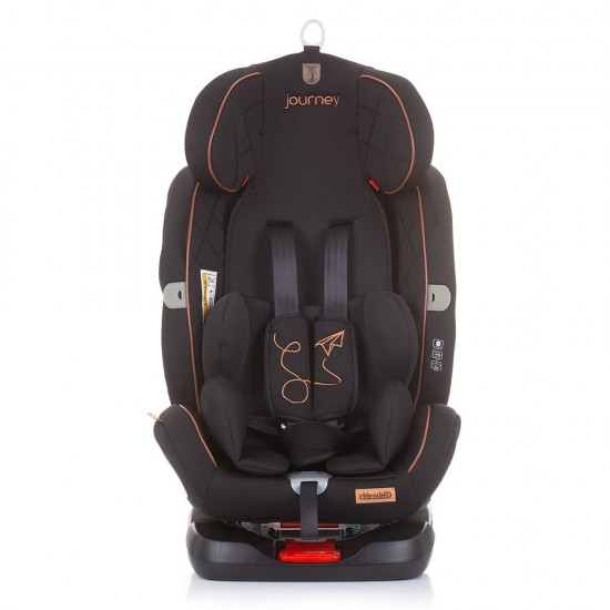 Scaun auto Chipolino Journey 0-36 kg Ebony cu sistem Isofix si sezut rotativ