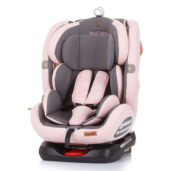 Scaun auto Chipolino Journey 0-36 kg Rose Water cu sistem Isofix si sezut rotativ