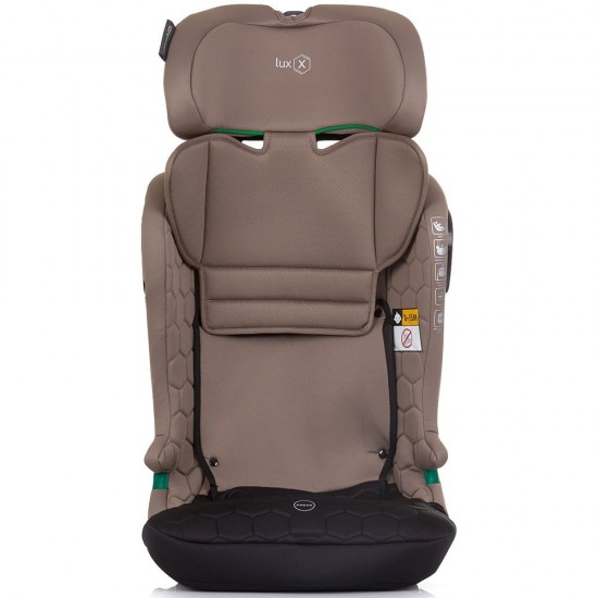 Scaun auto Chipolino Lux X I-Size 76-150 cm cu sistem Isofix Macadamia