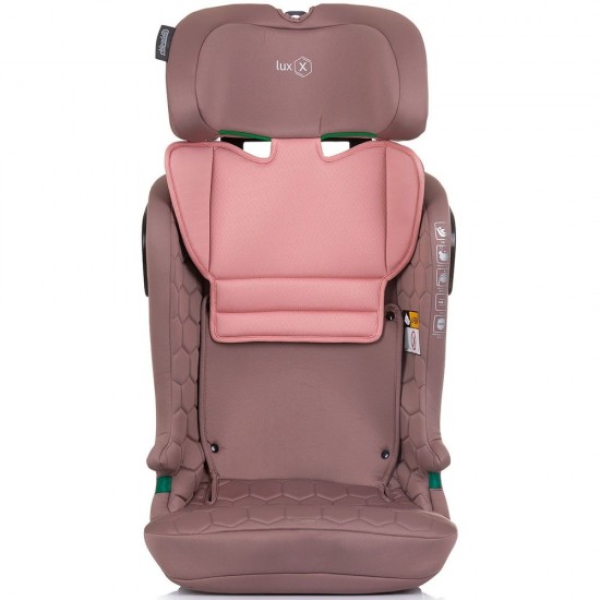 Scaun auto Chipolino Lux X I-Size 76-150 cm cu sistem Isofix Flamingo