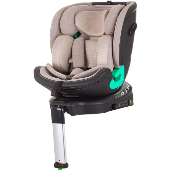 Scaun auto Chipolino Max Safe I-Size 40-150 cm Sand cu sistem Isofix