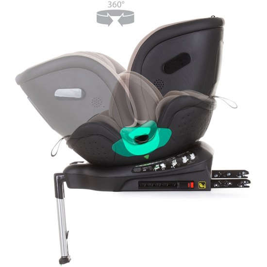 Scaun auto Chipolino Max Safe I-Size 40-150 cm Sand cu sistem Isofix