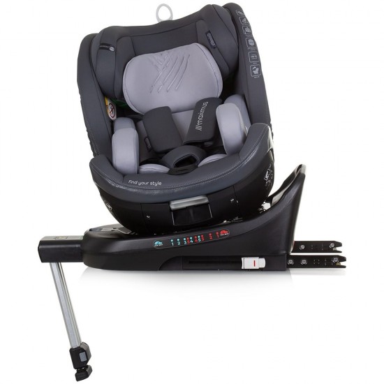 Scaun auto Chipolino Maximus I-Size 40-150 cm Granite cu sistem Isofix