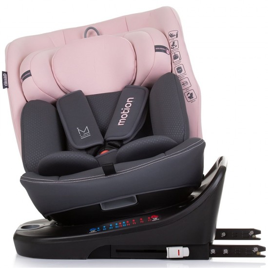 Scaun auto Chipolino Motion I-Size 40-150 cm Flamingo cu sistem Isofix