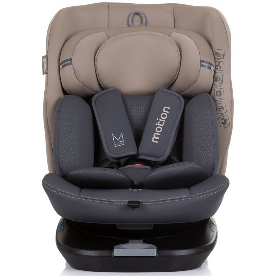 Scaun auto Chipolino Motion I-Size 40-150 cm Macadamia cu sistem Isofix