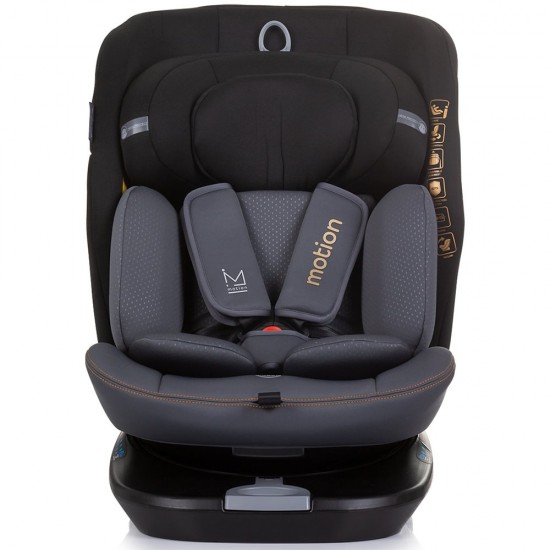 Scaun auto Chipolino Motion I-Size 40-150 cm Obsidian cu sistem Isofix