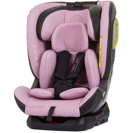 Scaun auto Chipolino Next Gen I-Size 40-150 cm Rose Water cu sistem Isofix