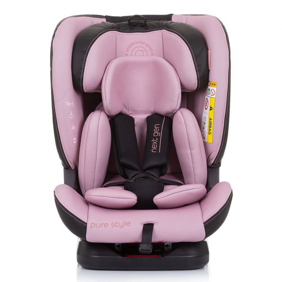 Scaun auto Chipolino Next Gen I-Size 40-150 cm Rose Water cu sistem Isofix