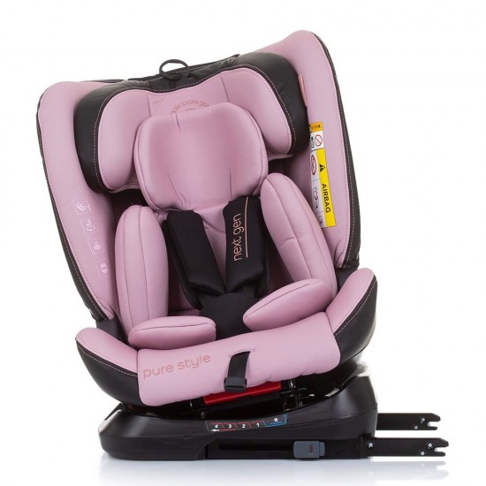 Scaun auto Chipolino Next Gen I-Size 40-150 cm Rose Water cu sistem Isofix