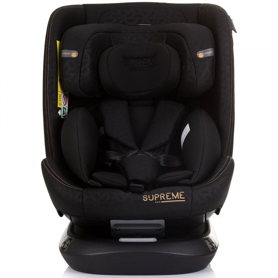 Scaun auto Chipolino Supreme I-Size 40-150 cm cu sistem Isofix Obsidian