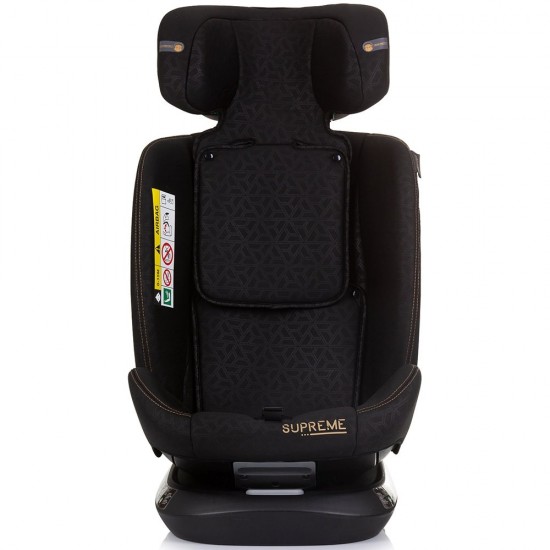 Scaun auto Chipolino Supreme I-Size 40-150 cm cu sistem Isofix Obsidian