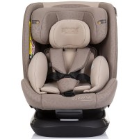 Scaun auto Chipolino Supreme I-Size 40-150 cm cu sistem Isofix Macadamia