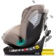 Scaun auto Chipolino Supreme I-Size 40-150 cm cu sistem Isofix Macadamia