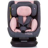 Scaun auto Chipolino Supreme I-Size 40-150 cm cu sistem Isofix Flamingo